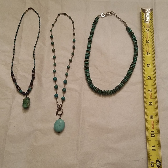 3 vintage turquoise necklaces - Picture 5 of 10